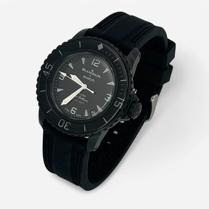 Bracelet Blancpain x Swatch en Caoutchouc 2 bandes