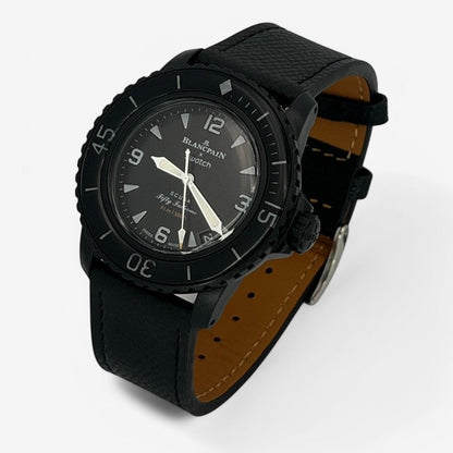 Bracelet Blancpain x Swatch en Cuir