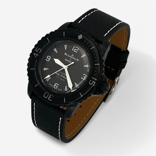 Bracelet Blancpain x Swatch en Cuir