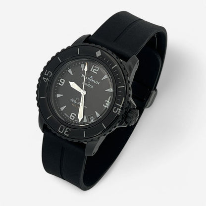 Bracelet Blancpain x Swatch en Caoutchouc à Clips