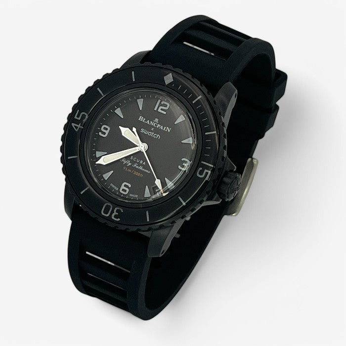 Bracelet Blancpain x Swatch Caoutchouc / Silicone