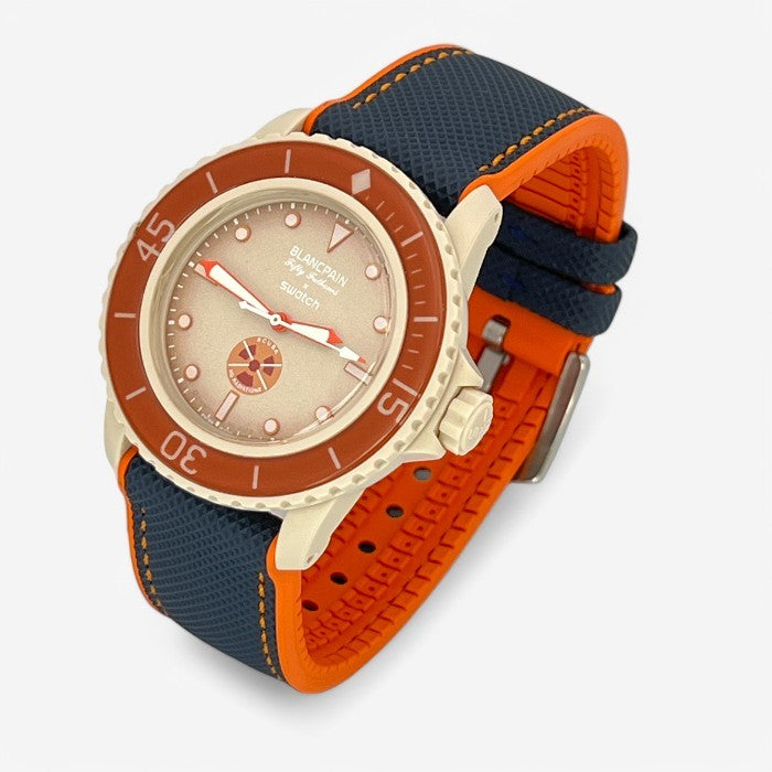 Bracelet Blancpain x Swatch Mixte Caoutchouc/Nylon