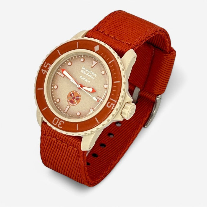 Bracelet Blancpain x Swatch Nato Tressé