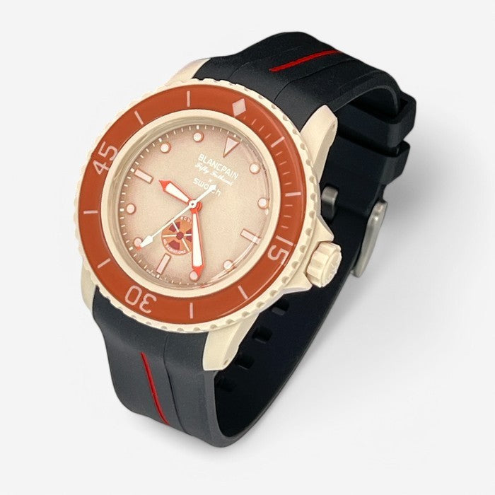 Bracelet Blancpain x Swatch en Caoutchouc 1 bande