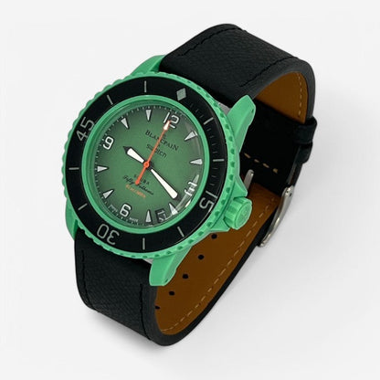 Bracelet Blancpain x Swatch en Cuir