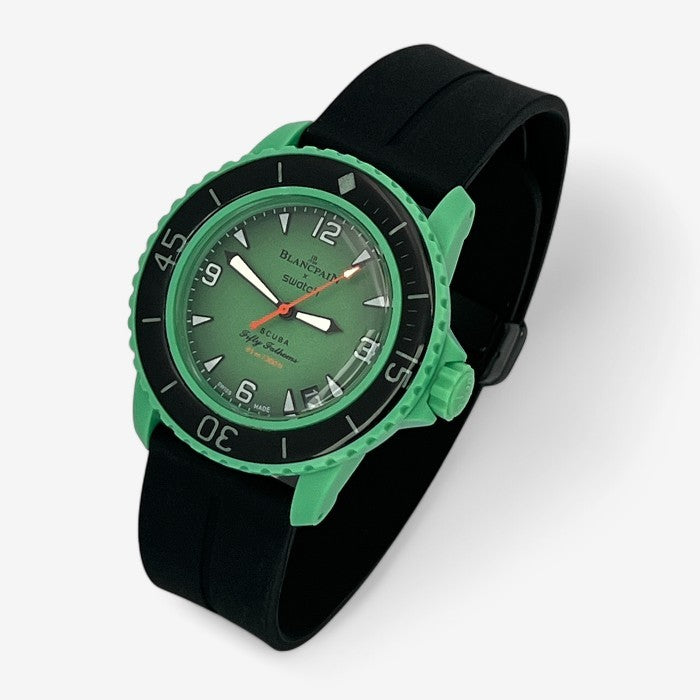 Bracelet Blancpain x Swatch en Caoutchouc à Clips