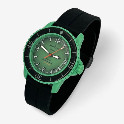 Bracelet Blancpain x Swatch en Caoutchouc à Clips