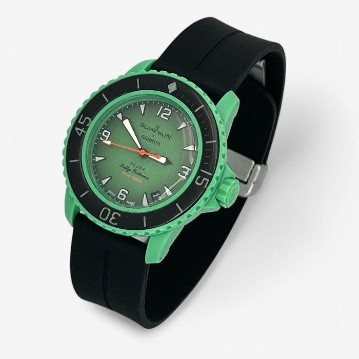 Bracelet Blancpain x Swatch en Caoutchouc à Clips