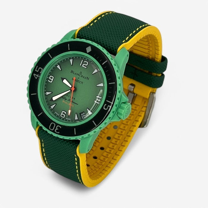 Bracelet Blancpain x Swatch Mixte Caoutchouc/Nylon