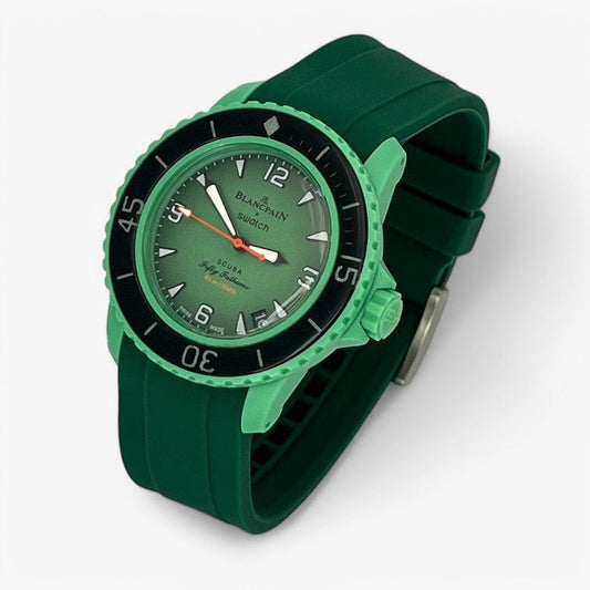 Bracelet Blancpain x Swatch en Caoutchouc Uni