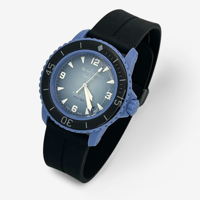 Bracelet Blancpain x Swatch en Caoutchouc à Clips