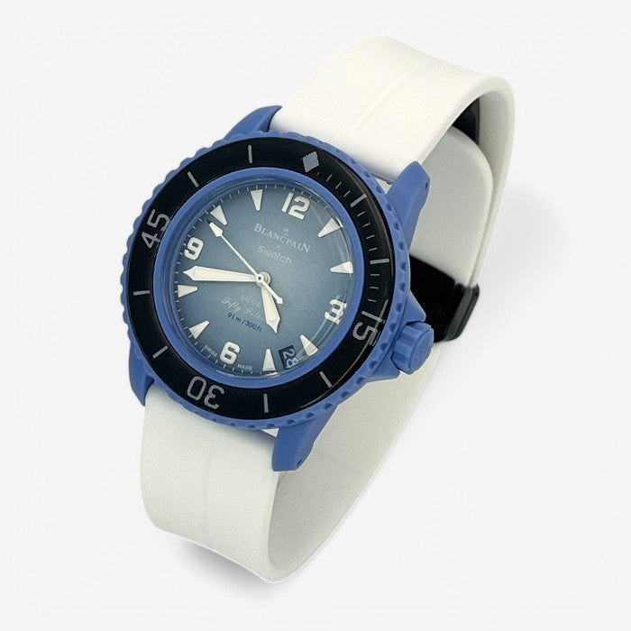 Bracelet Blancpain x Swatch en Caoutchouc à Clips