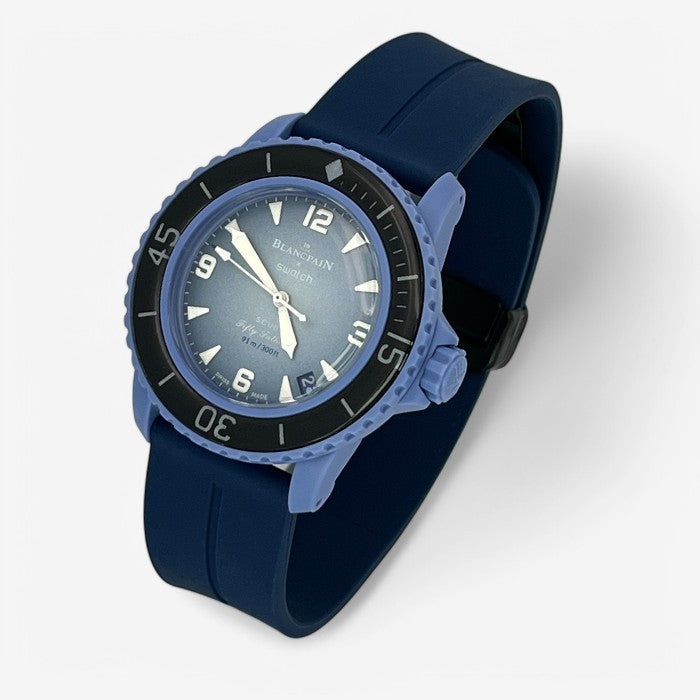 Bracelet Blancpain x Swatch en Caoutchouc à Clips