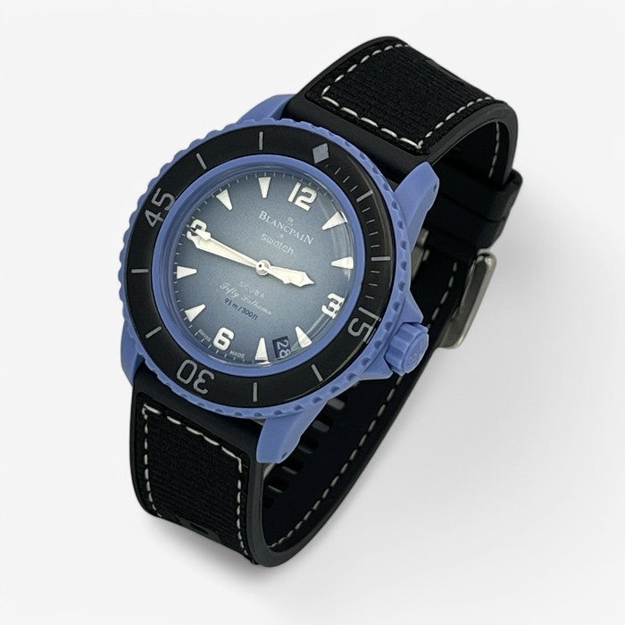 Bracelet Blancpain x Swatch en Toile