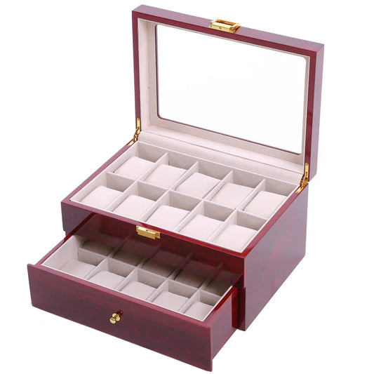 Boite à montre - Coffret Harmonie Rouge