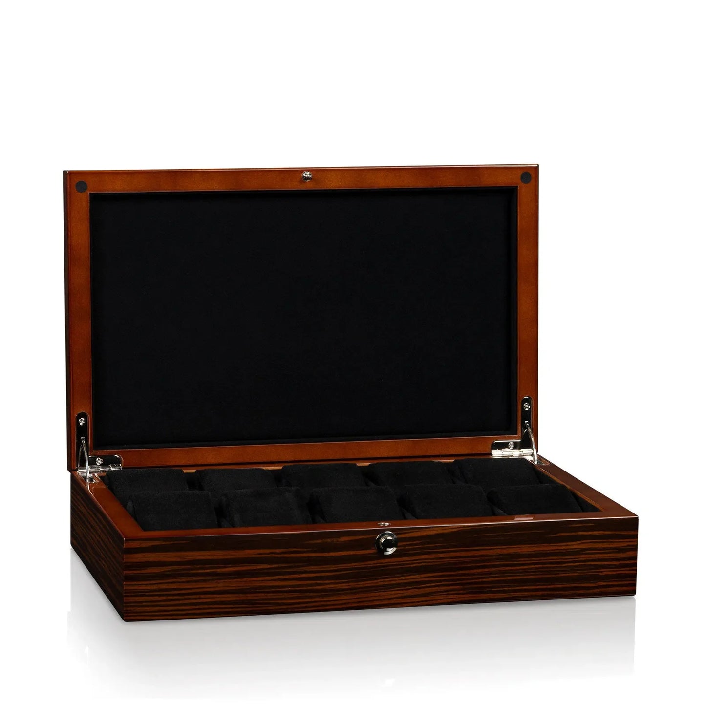 Boite à Montre - Crystal 10 Montres Marron