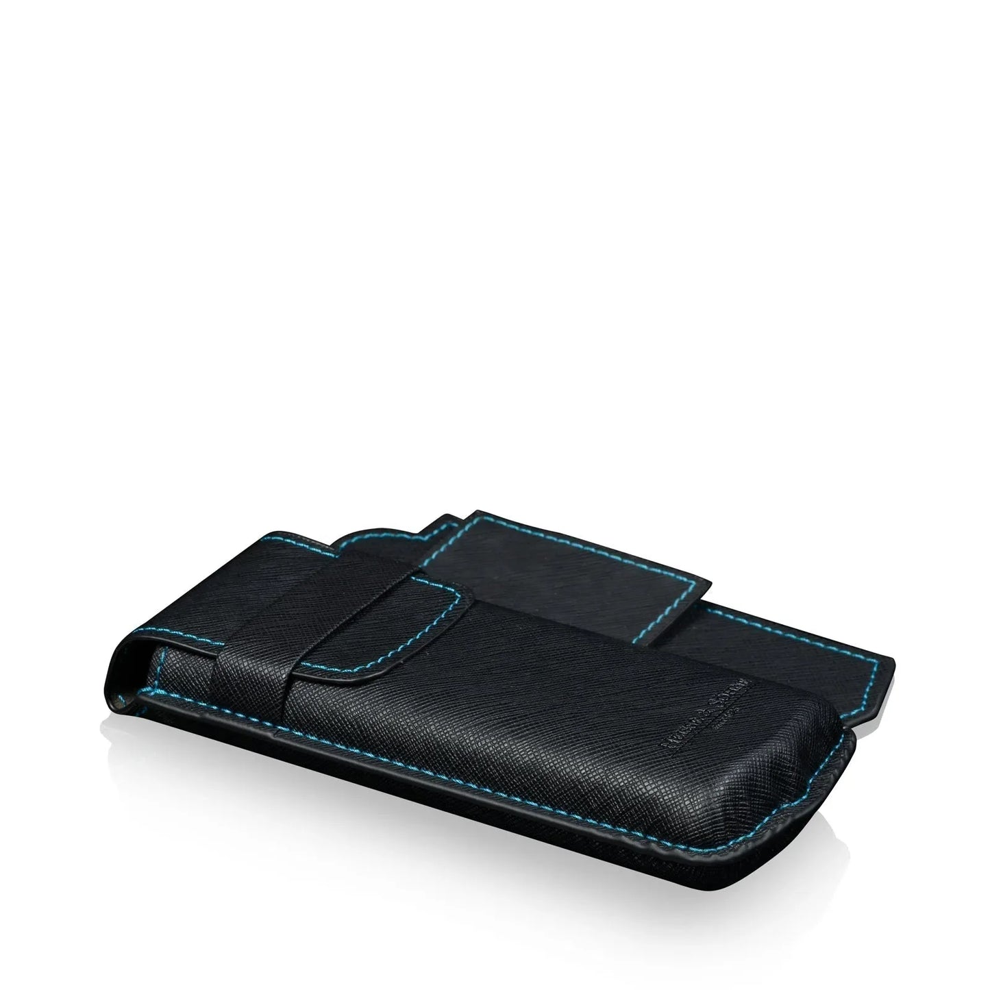 Boite à Montre - Etui Saffiano Bleu