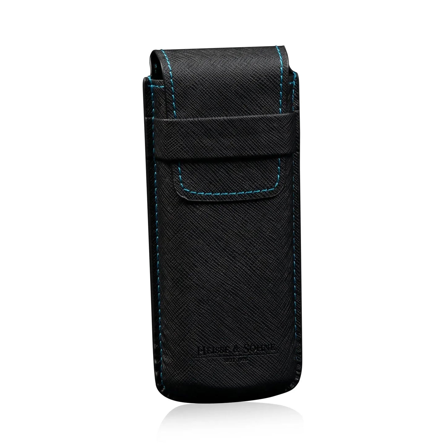 Boite à Montre - Etui Saffiano Bleu