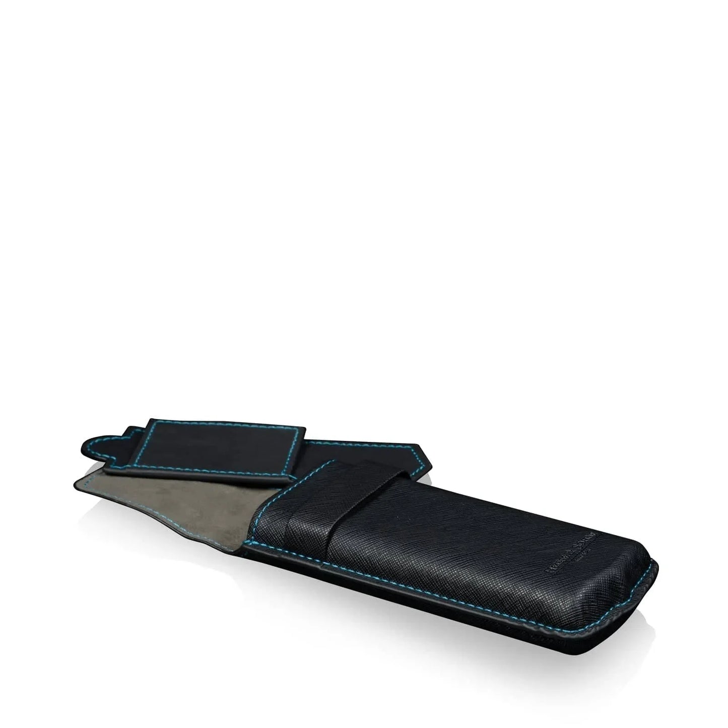 Boite à Montre - Etui Saffiano Bleu