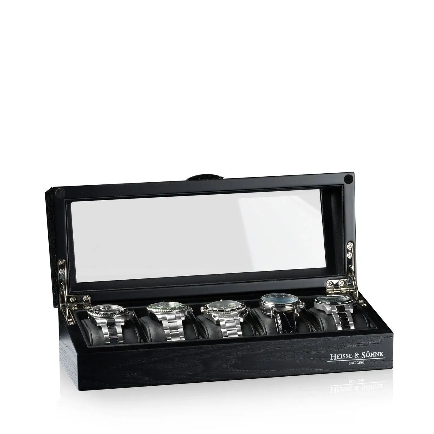 Boite à Montre - Guichet Oxford 5 Montres Noir