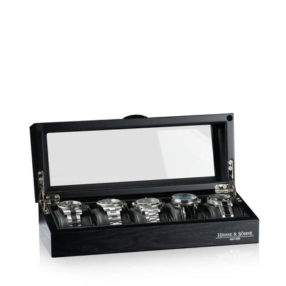 Boite à Montre - Guichet Oxford 5 Montres Noir