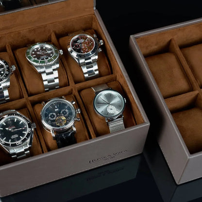 Boite à Montre - Heisse Double L Braun