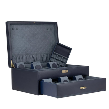 Boite à Montre - Jumbo Dynasty 20 montres Bleu