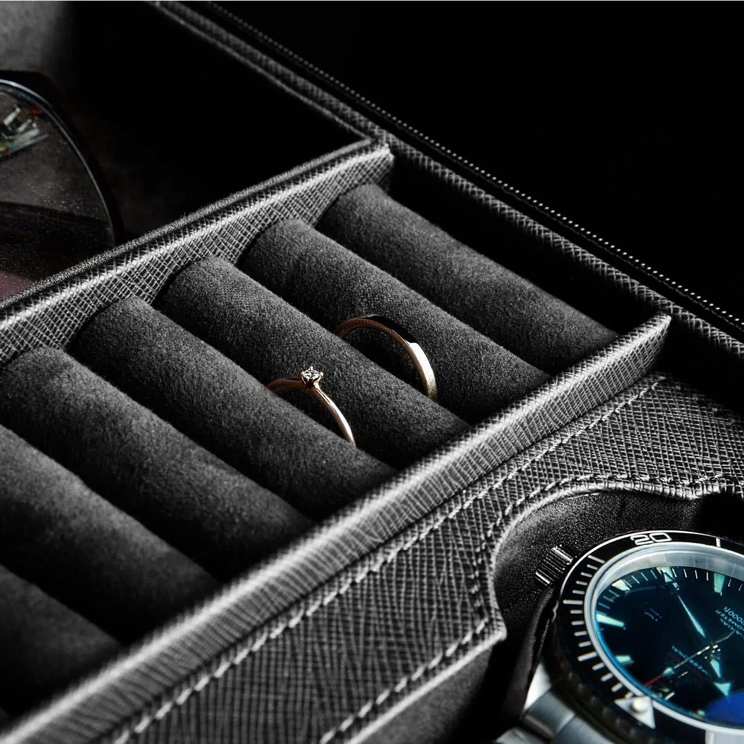 Boite à Montre - Lifestyle Saffiano Black