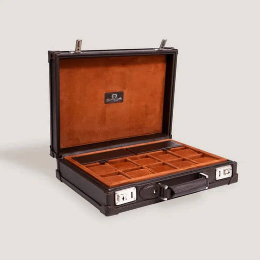 Boite à Montre - Master Safiano Dark Brown