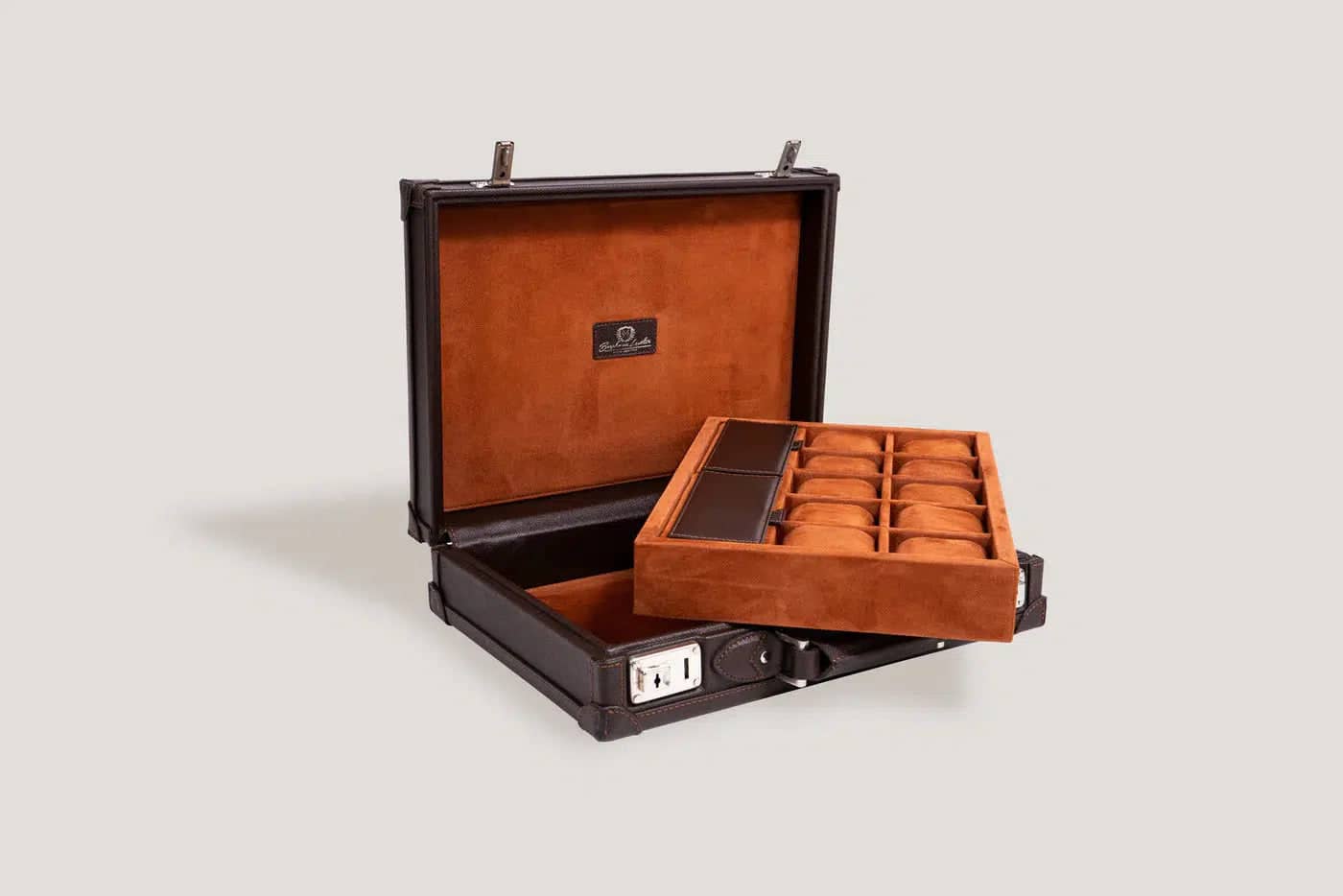 Boite à Montre - Master Safiano Dark Brown