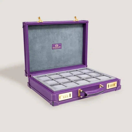 Boite à Montre - Master Safiano Purple