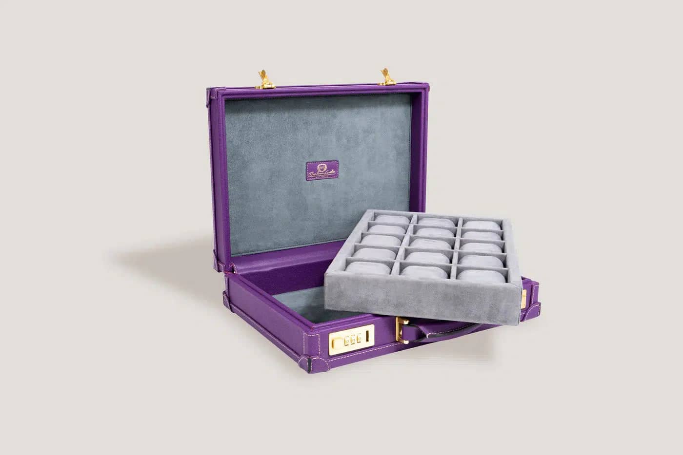 Boite à Montre - Master Safiano Purple