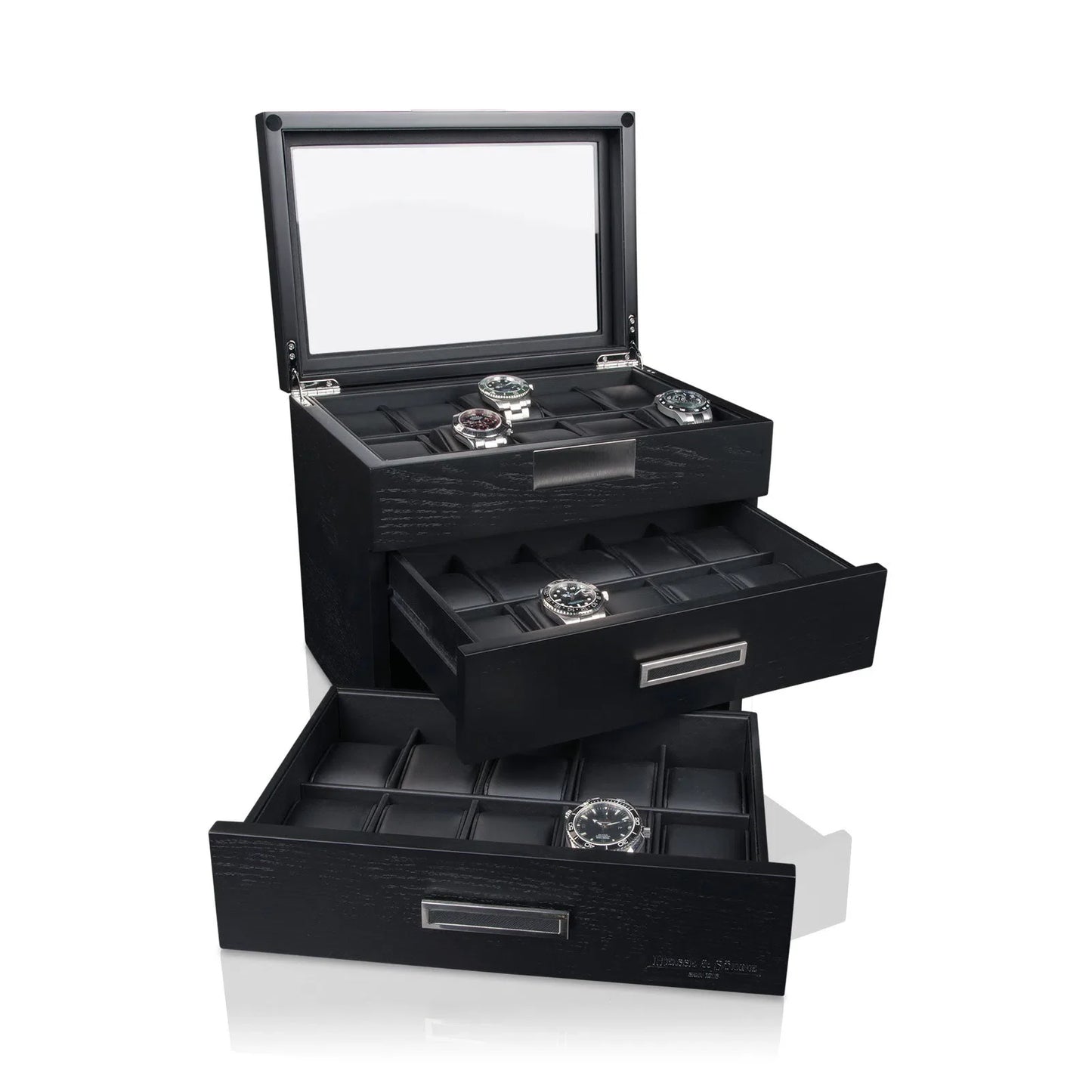 Boite à Montre - Monteray 30 Montres Noir
