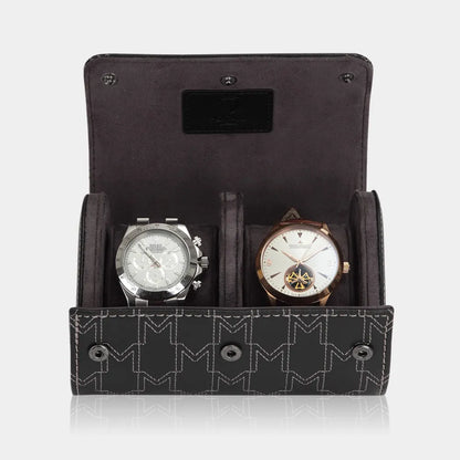 Boite à Montre - OPTIMUS 2 Montres Noir / Blanc