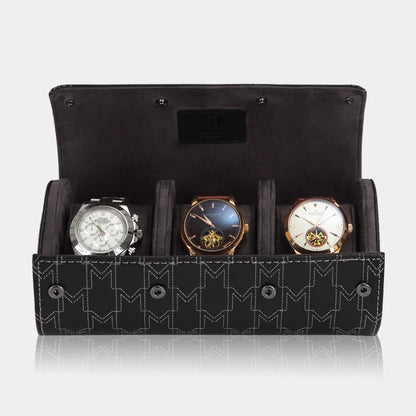 Boite à Montre - OPTIMUS 3 Montres Noir / Blanc