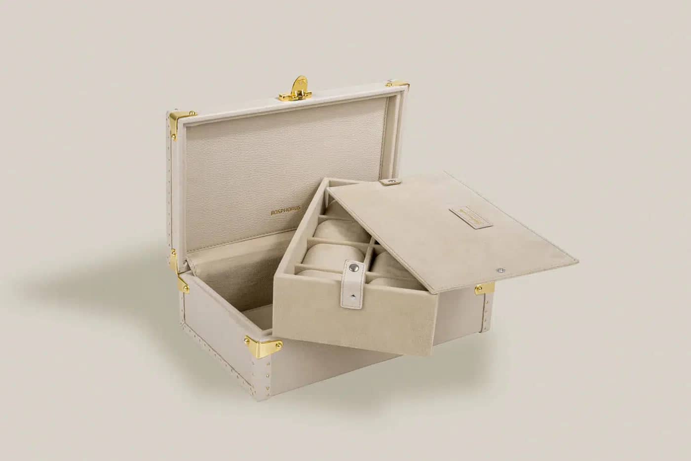 Boite à Montre - Petra Togo Light Cream