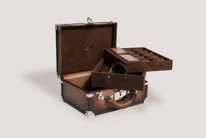 Boite à Montre - Trunk Patina Java Brown