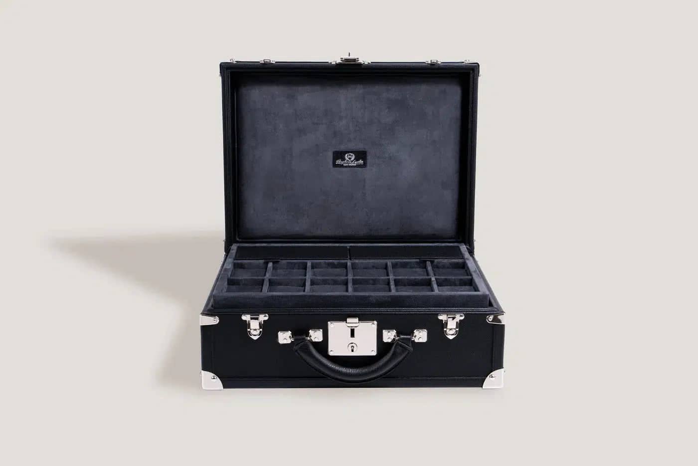 Boite à Montre - Trunk Safiano Black