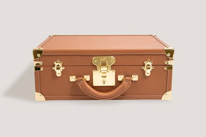Boite à Montre - Trunk Safiano Camel