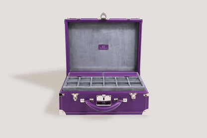 Boite à Montre - Trunk Safiano Purple