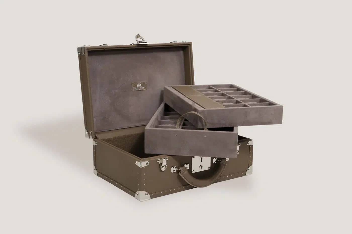 Boite à Montre - Trunk Togo Beige