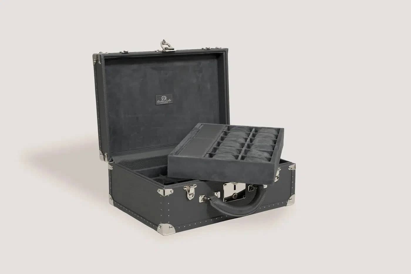 Boite à Montre - Trunk Togo Dark Grey