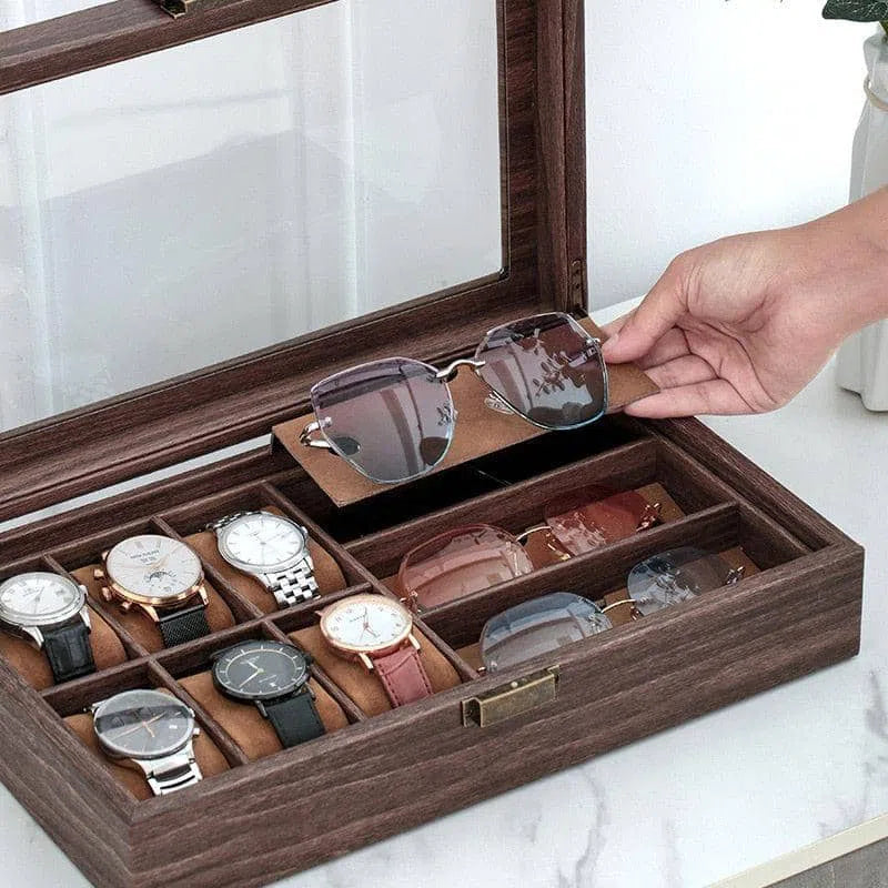 Boite à montre de rangement Style Bois