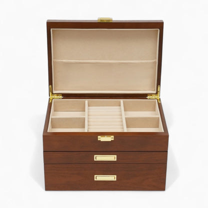 Boîte À Bijoux En Bois Avec Tiroirs