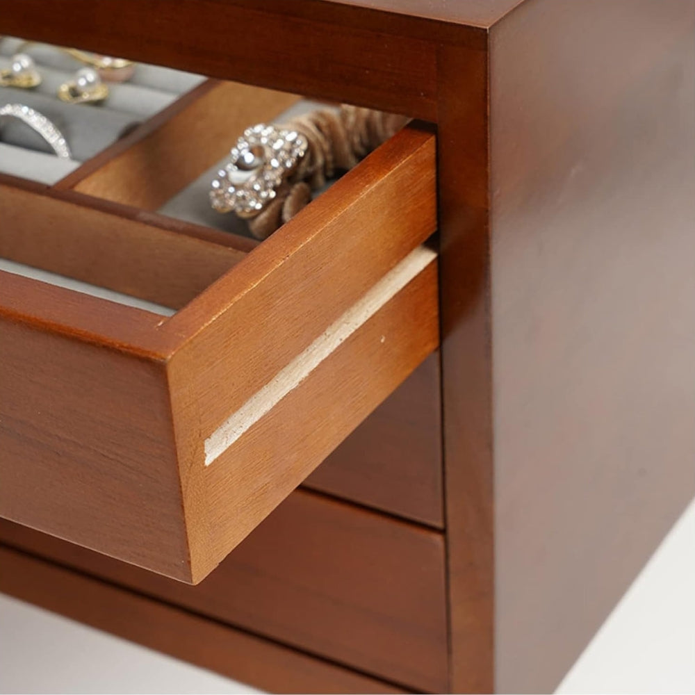 Boîte À Bijoux Vintage 3 Tiroirs