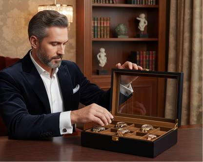 Boîte à Montres 10 places - Aurum - Maison Horloger 