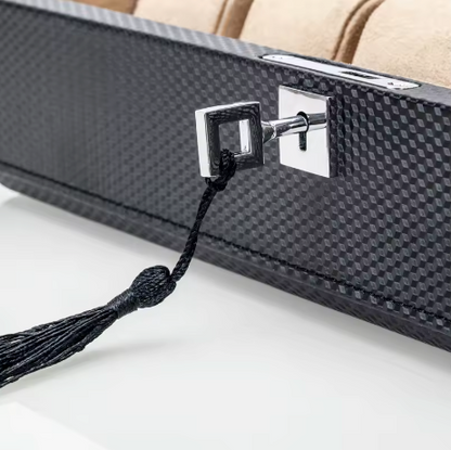 Boîte à Montre - Obsidienne Temporelle™ Beige