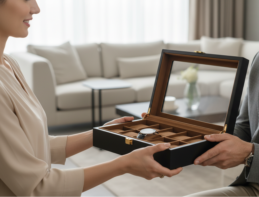 Boîte à Montres 10 places - Aurum - Maison Horloger 