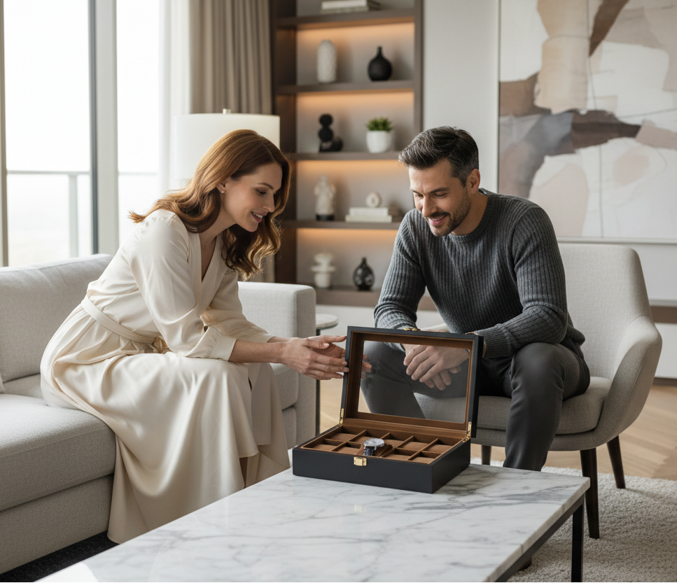 Boîte à Montres 10 places - Aurum - Maison Horloger 