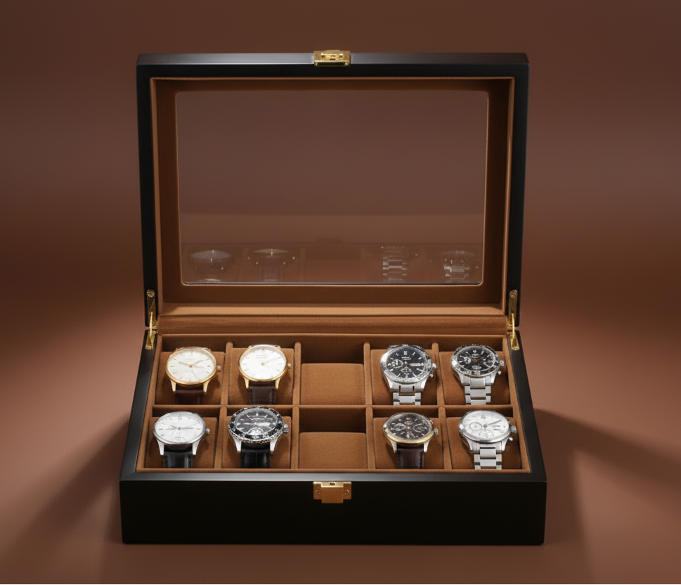 Boîte à Montres 10 places - Aurum - Maison Horloger 